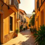 maison en espagne avec coucher du soleil .Acheter en Espagne immobilier